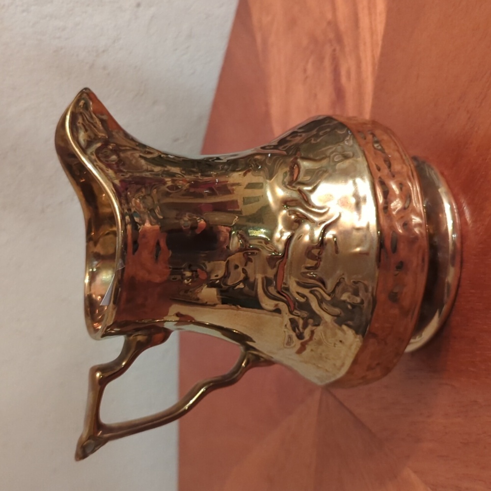 Wade England copper Luster milk pitcher.